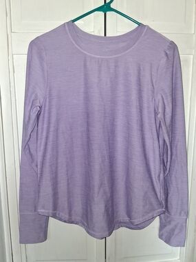DSG Lavender Long-Sleeve Crewneck Tee